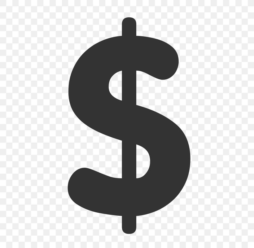 Dollar Sign Currency Symbol Money Clip Art, PNG, 800x800px, Dollar Sign, Brand, Budget, Coin, Currency Symbol Download Free