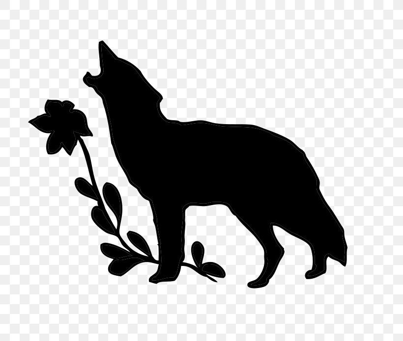 Gray Wolf Silhouette Clip Art, PNG, 800x695px, Gray Wolf, Autocad Dxf, Black, Black And White, Carnivoran Download Free