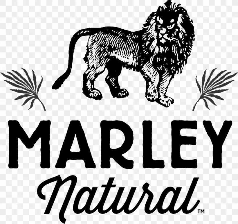 Marley Natural Logo Privateer Holdings Reggae Legend, PNG, 843x793px, Marley Natural, Big Cats, Black And White, Bob Marley, Brand Download Free