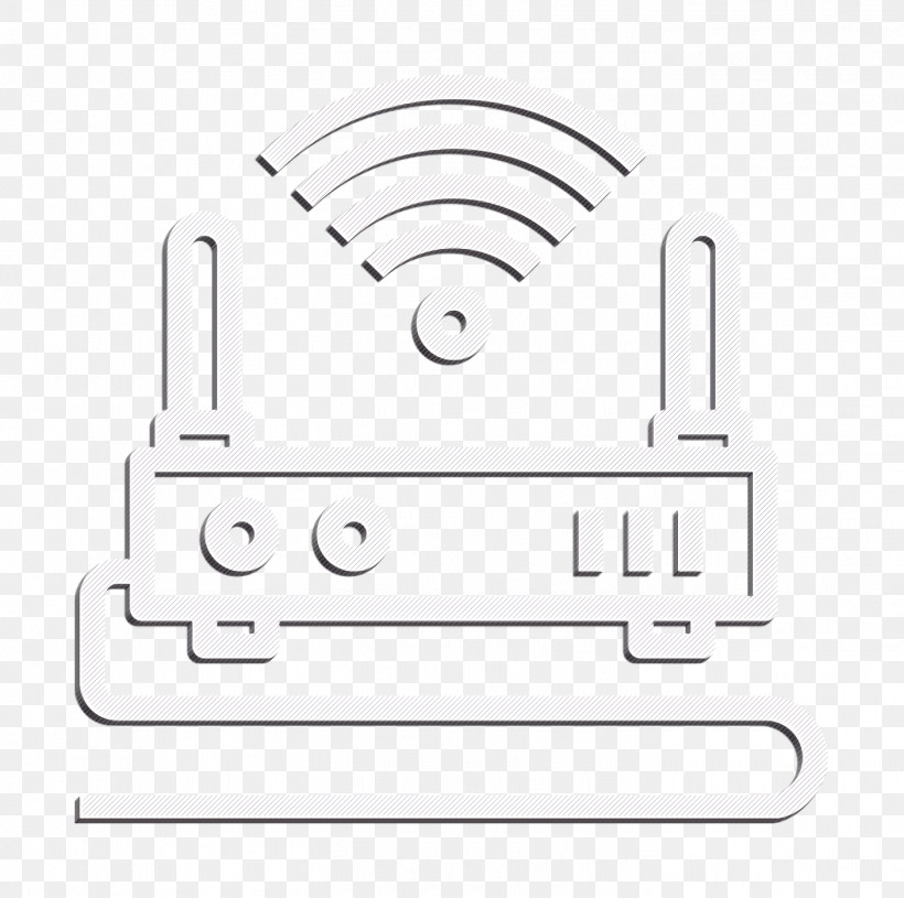 Router Icon Communication Icon Wifi Icon, PNG, 1404x1396px, Router Icon, Communication Icon, Computer, Computer Monitor, Data Download Free