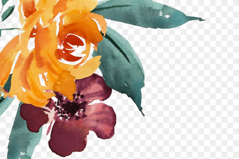 Watercolor Painting Flower Petal Clip Art, PNG, 1820x1211px, Watercolor Painting, Flora, Floral Design, Flower, Flowering Plant Download Free