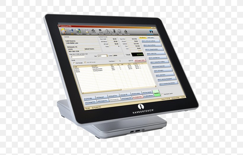 Computer Software Harbortouch Point Of Sale Retail POS Solutions, PNG, 525x525px, Computer Software, Bottle Shop, Business, Computer Hardware, Computer Monitor Download Free