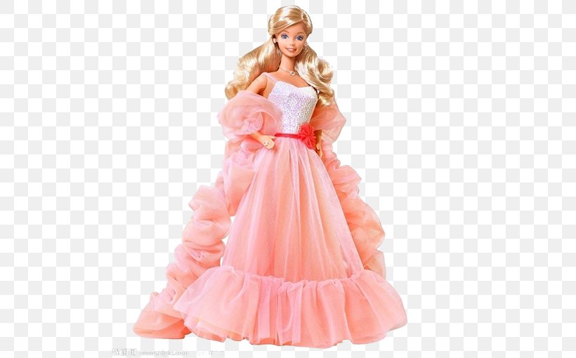 National Toy Hall Of Fame Peaches And Cream Barbie, PNG, 510x510px, National Toy Hall Of Fame, Barbie, Barbie And The Rockers, Cocktail Dress, Collector Download Free