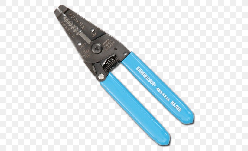 Diagonal Pliers Hand Tool Wire Stripper Channellock, PNG, 500x500px, Diagonal Pliers, Channellock, Cutting, Cutting Tool, Electrical Cable Download Free