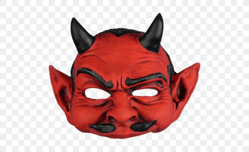 Lucifer Mask Devil Demon Satan, PNG, 500x500px, Lucifer, Costume, Demon, Devil, Evil Download Free