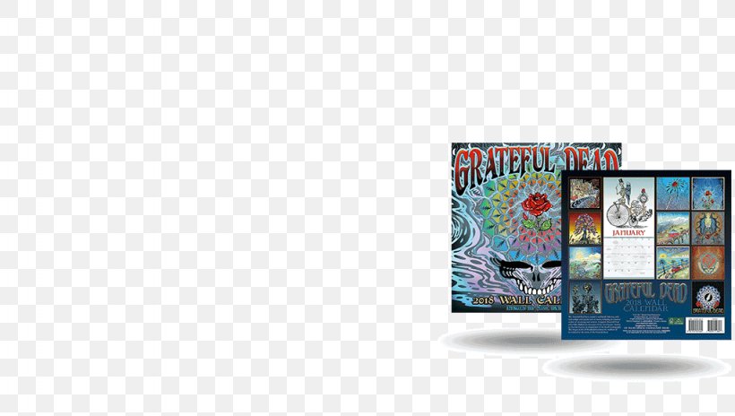 Multimedia GRATEFUL DEAD 2018 WALL CALENDAR Graphic Design Brand, PNG, 1024x580px, Multimedia, Brand, Calendar, Grateful Dead, Media Download Free
