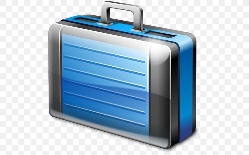 Electric Blue Suitcase, PNG, 512x512px, Briefcase, Bag, Blue, Document, Electric Blue Download Free