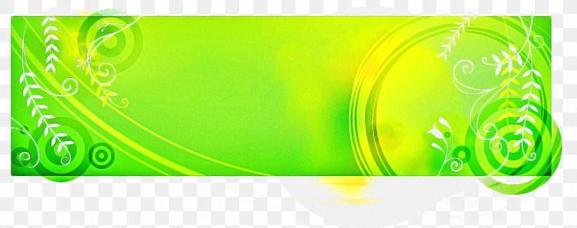 Green Background, PNG, 2038x807px, Green, Computer, Rectangle, Water Bottle, Yellow Download Free