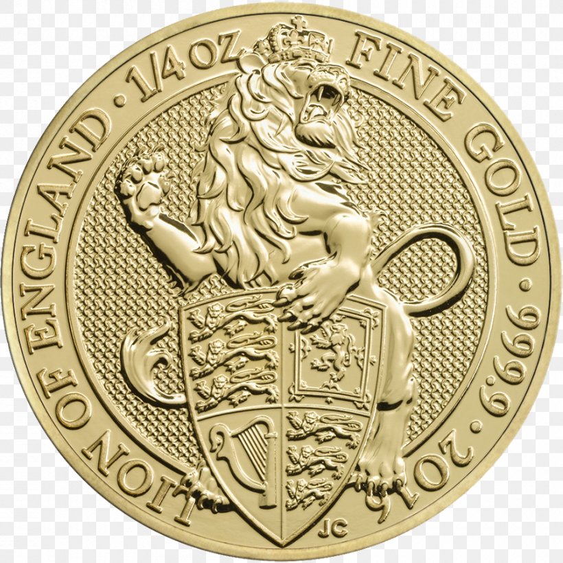 Royal Mint Bullion Coin The Queen's Beasts Gold, PNG, 900x900px, Royal Mint, Brass, Britannia, Bronze Medal, Bullion Download Free