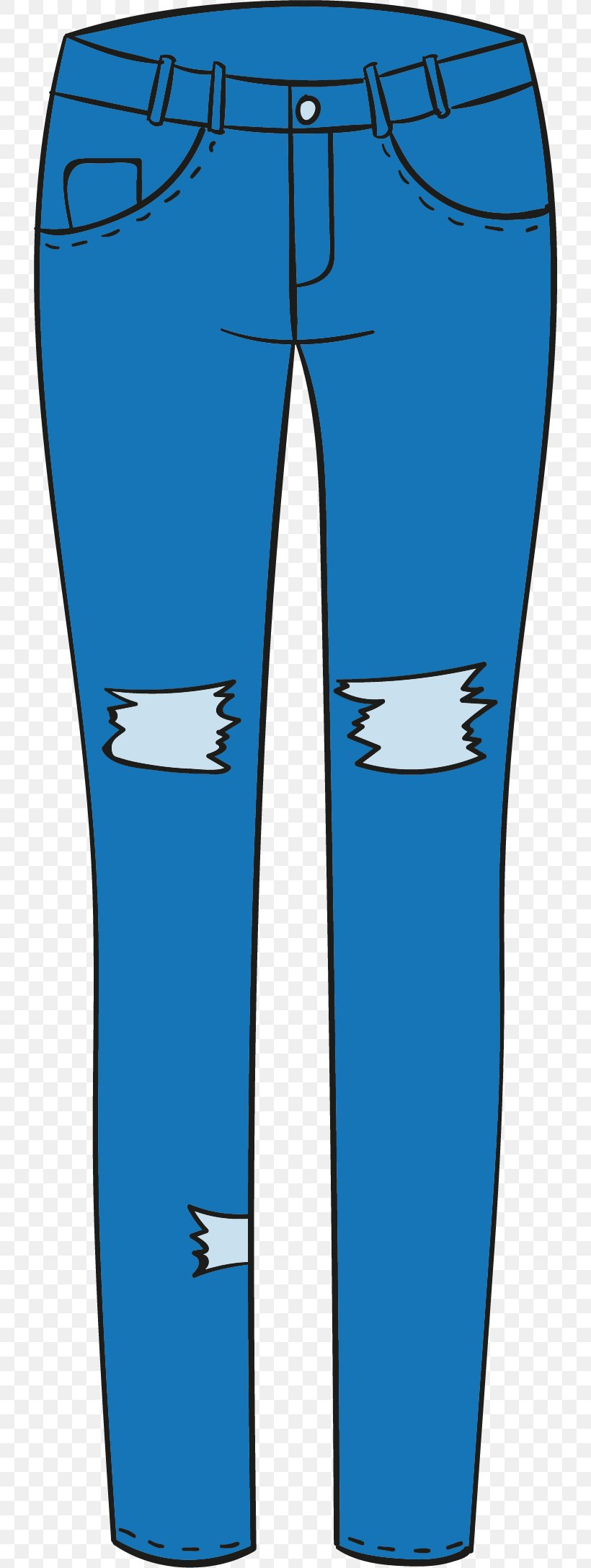 Jeans Drawing Euclidean Vector, PNG, 726x2173px, Jeans, Blue, Cartoon,  Clothing, Cowboy Download Free