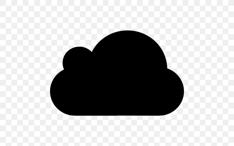 Cloudy, PNG, 512x512px, Computer Software, Black, Black And White, Cloud, Computer Servers Download Free