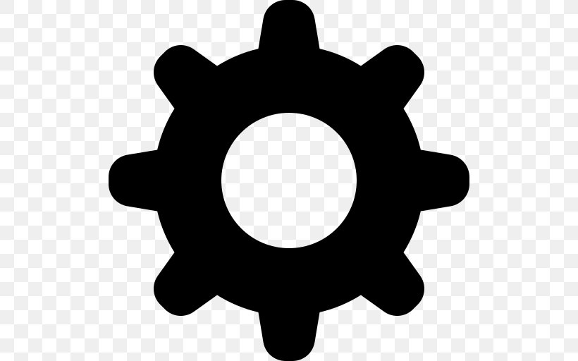 Gear Icon Design, PNG, 512x512px, Gear, Black And White, Icon Design, Ios 7, Share Icon Download Free