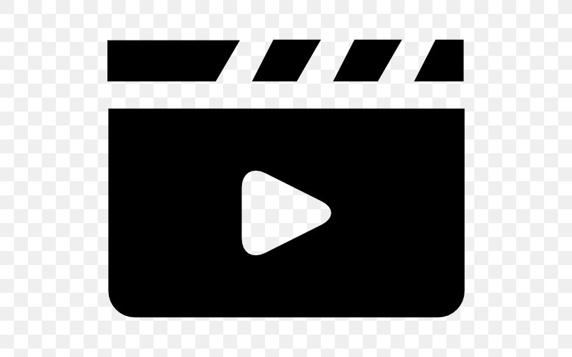 Video Player Media Player Clapperboard, PNG, 512x512px, Video Player, Black, Black And White, Brand, Button Download Free