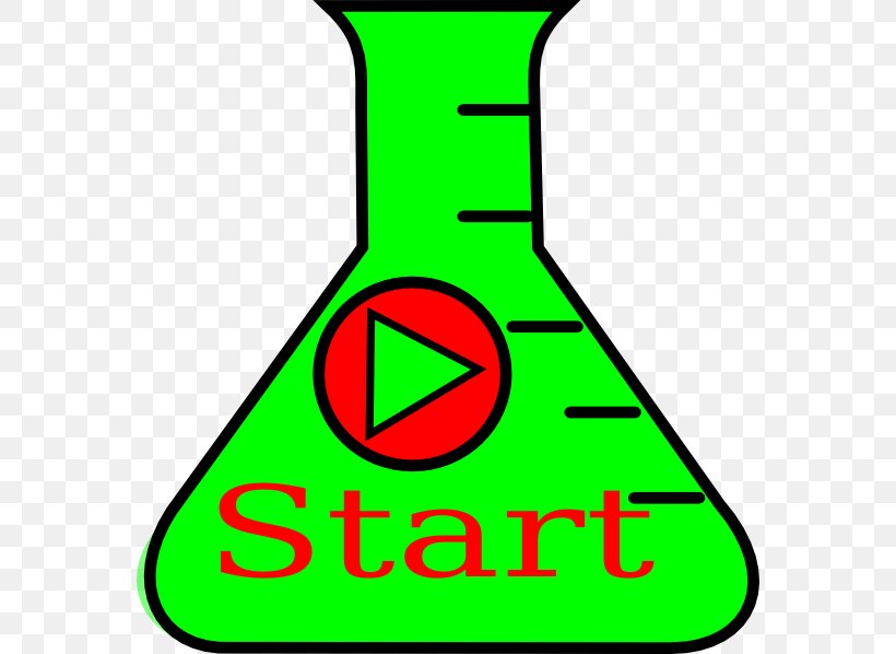 Erlenmeyer Flask Laboratory Flasks Chemistry Green Clip Art, PNG, 570x598px, Erlenmeyer Flask, Area, Artwork, Blue, Chemistry Download Free