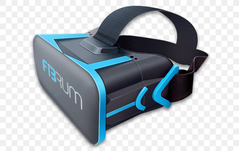 Head-mounted Display FIBRUM PRO VR VR Headset Virtual Reality Handheld Devices, PNG, 648x517px, 3d Computer Graphics, Headmounted Display, Audio, Audio Equipment, Blue Download Free