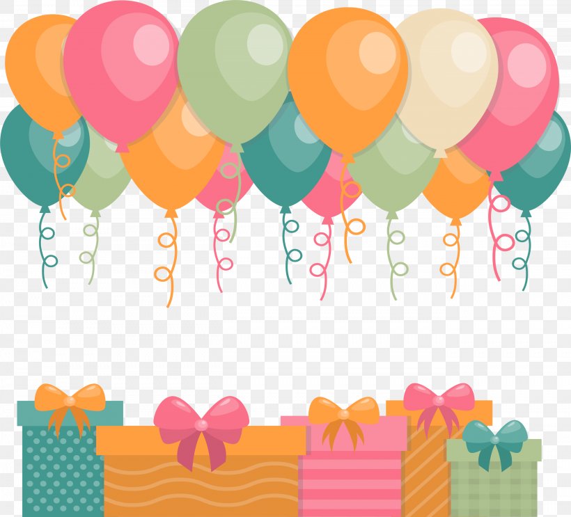 Balloon Party Gift Birthday, PNG, 2624x2380px, Balloon, Birthday, Carnival, Gift, Gratis Download Free