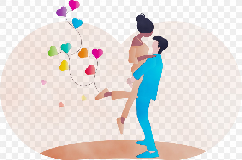 Cartoon Happy Love Gesture, PNG, 3000x1996px, Wedding, Cartoon, Gesture, Happy, Love Download Free