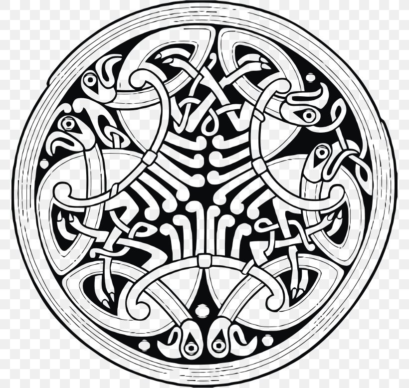 Celtic Knot Celts Ornament, PNG, 776x778px, Celtic Knot, Area, Art, Black And White, Celtic Harp Download Free
