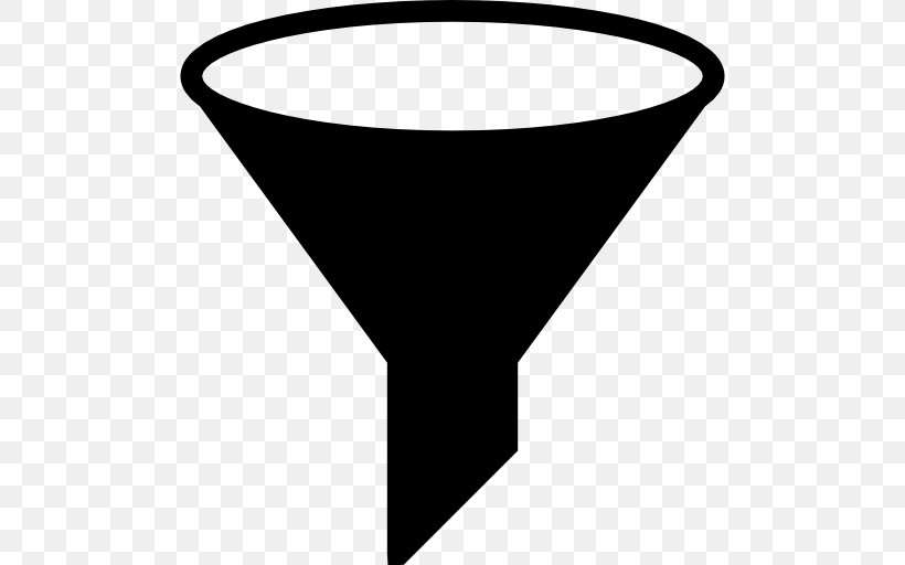 Funnel, PNG, 512x512px, Funnel, Black And White, Conversion Funnel, Drinkware, Filter Funnel Download Free