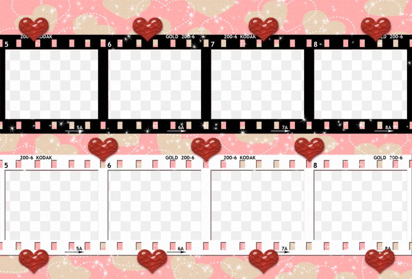 Photographic Film Film Frame Picture Frames, PNG, 1500x1016px, Watercolor, Cartoon, Flower, Frame, Heart Download Free