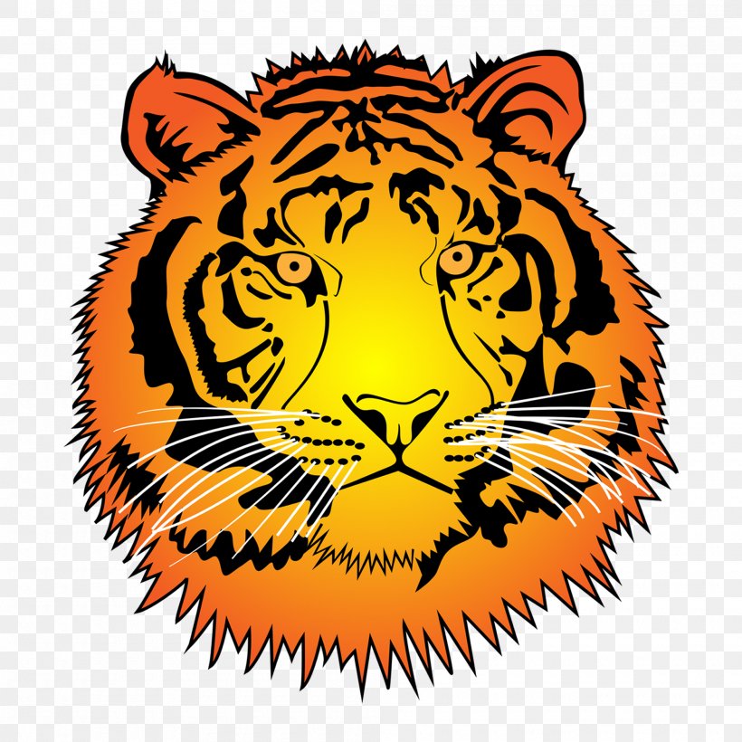 Tiger Cat Clip Art, PNG, 2000x2000px, Tiger, Big Cat, Big Cats, Black Panther, Carnivoran Download Free