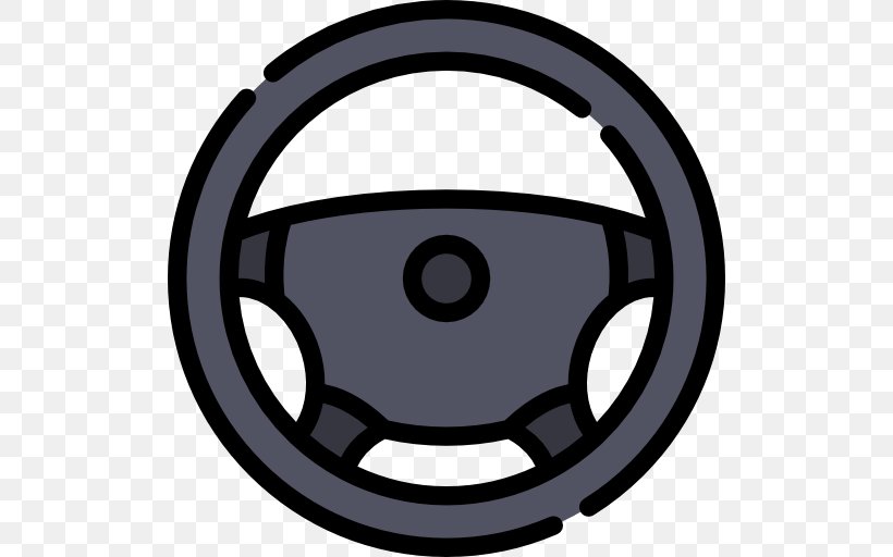Alloy Wheel Motor Vehicle Steering Wheels Circle Clip Art, PNG, 512x512px, Alloy Wheel, Alloy, Auto Part, Black And White, Motor Vehicle Download Free