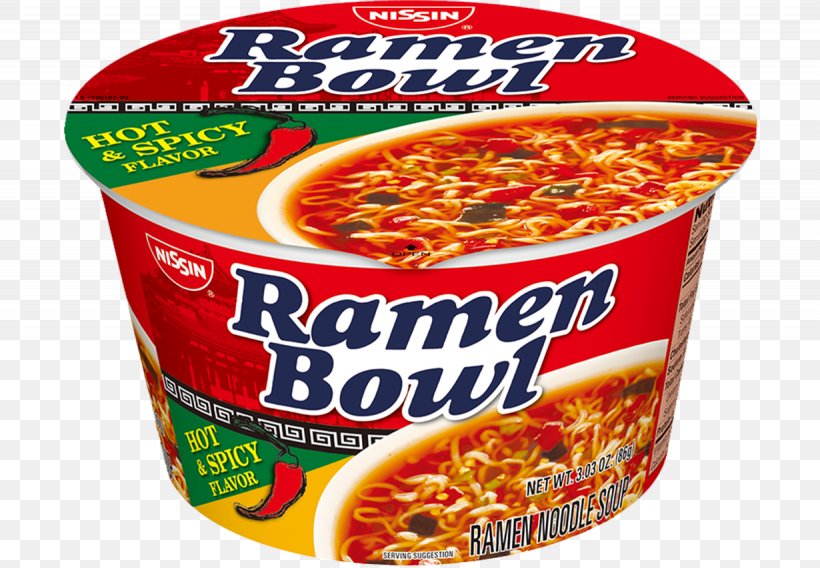 Ramen Instant Noodle Nissin Foods Bowl, PNG, 1230x853px, Ramen, American Food, Bowl, Condiment, Convenience Food Download Free