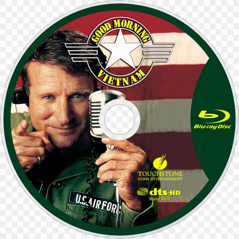 Good Morning, Vietnam Blu-ray Disc DVD Film Television, PNG, 1000x1000px, Bluray Disc, Art, Brand, Dustin Hoffman, Dvd Download Free