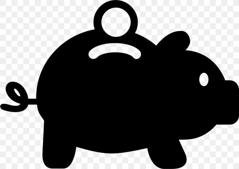 Piggy Bank Coin, PNG, 981x694px, Piggy Bank, Bank, Black, Black And White, Carnivoran Download Free