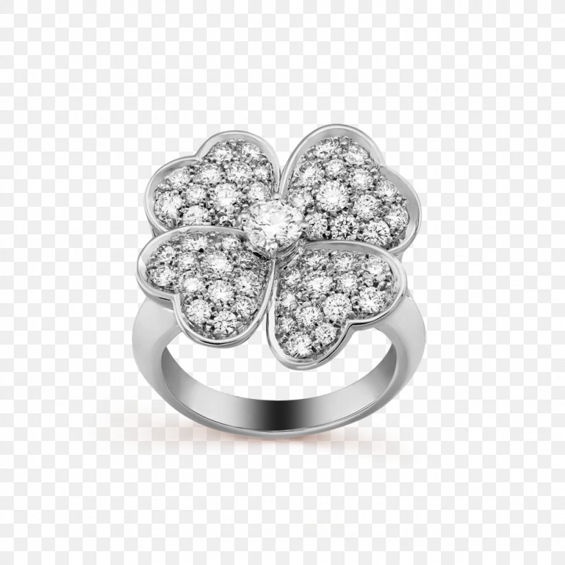 Ring Van Cleef & Arpels Jewellery Jewelry Design Diamond, PNG, 1024x1024px, Ring, Body Jewellery, Body Jewelry, Diamond, Flower Download Free