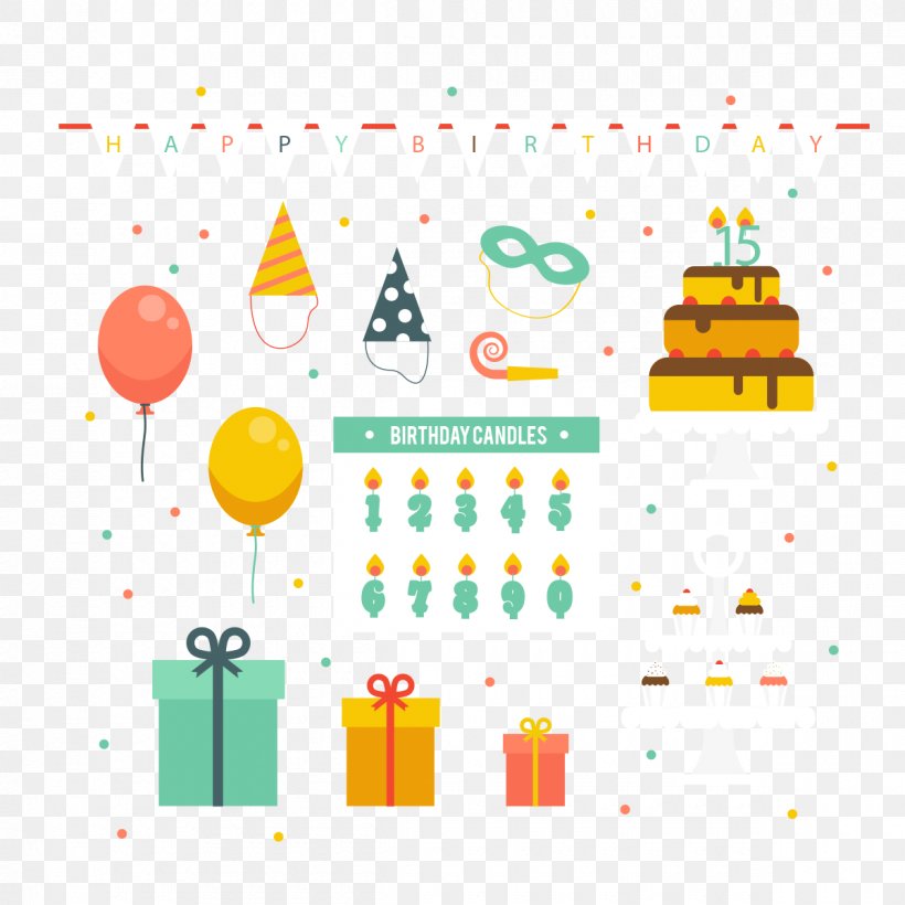 Birthday Vector Graphics Party Image, PNG, 1200x1200px, Birthday, Area, Art, Balloon, Cake Download Free