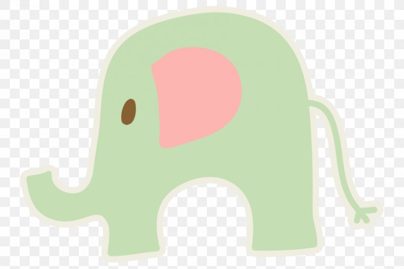Elephant Mammal, PNG, 900x600px, Elephant, Animal, Cartoon, Elephants And Mammoths, Green Download Free