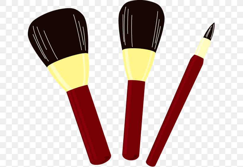 Make-Up Brushes Make-Up Brushes Clip Art Cosmetics, PNG, 631x564px, Brush, Clothing, Cosmetics, Fashion, Ink Brush Download Free