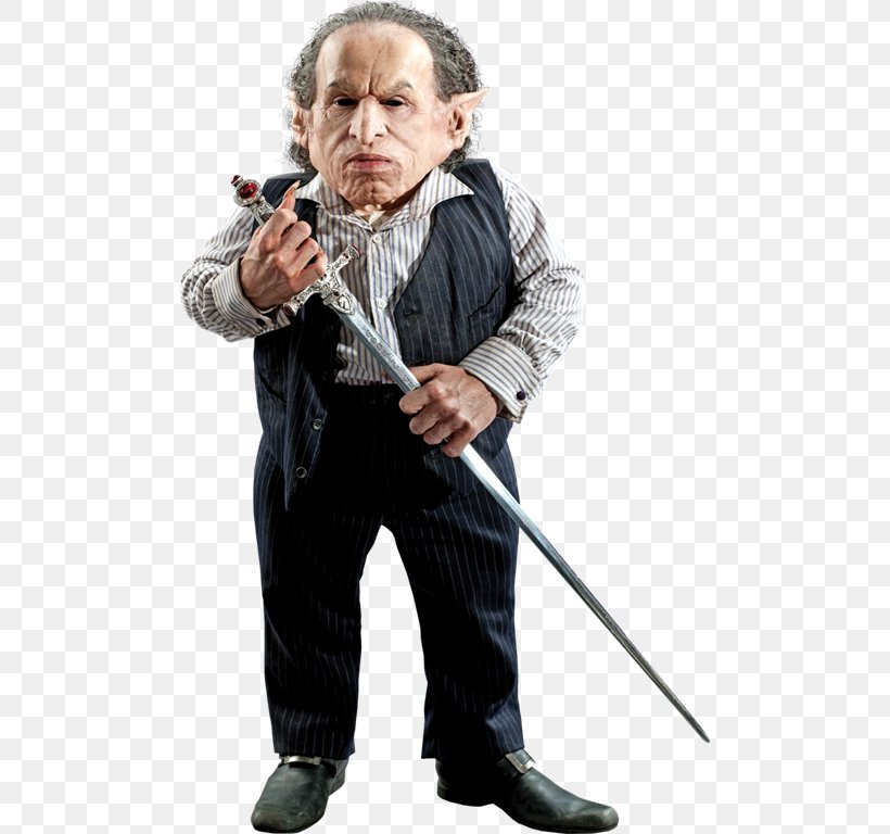 Warwick Davis Harry Potter And The Deathly Hallows – Part 1 Griphook Warner Bros. Studio Tour London, PNG, 488x768px, Warwick Davis, Bellatrix Lestrange, Cold Weapon, Costume, Facial Hair Download Free