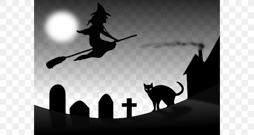 Halloween Clip Art, PNG, 600x438px, Halloween, Autocad Dxf, Black And White, Cat, Cat Like Mammal Download Free