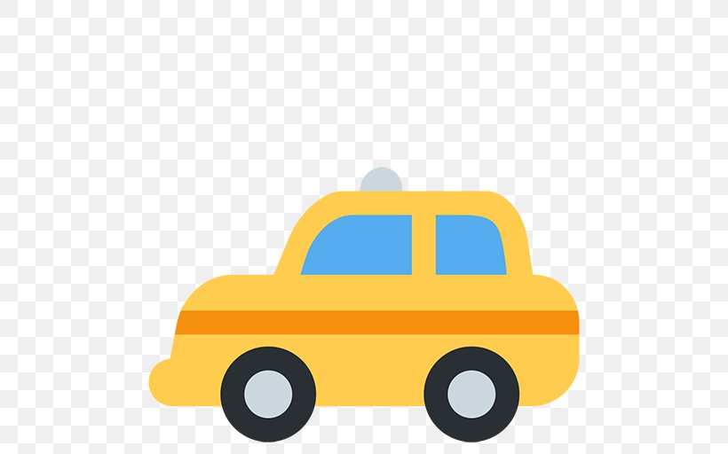 Taxi Emojipedia New York City Car, PNG, 512x512px, Taxi, Area, Automotive Design, Brand, Car Download Free