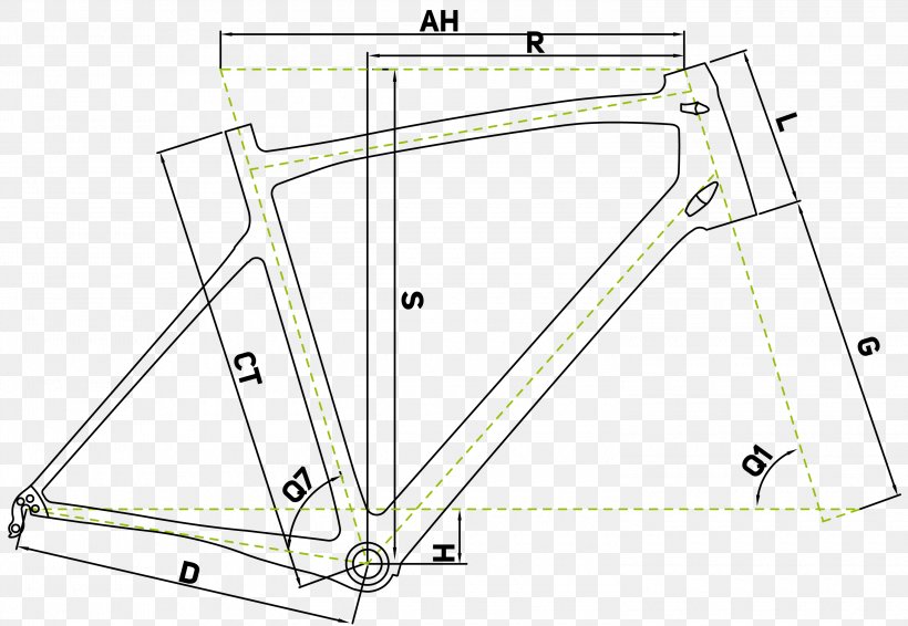 Bicycle Frames Line Drawing Point, PNG, 3000x2073px, Bicycle Frames, Area, Bicycle Frame, Bicycle Part, Drawing Download Free