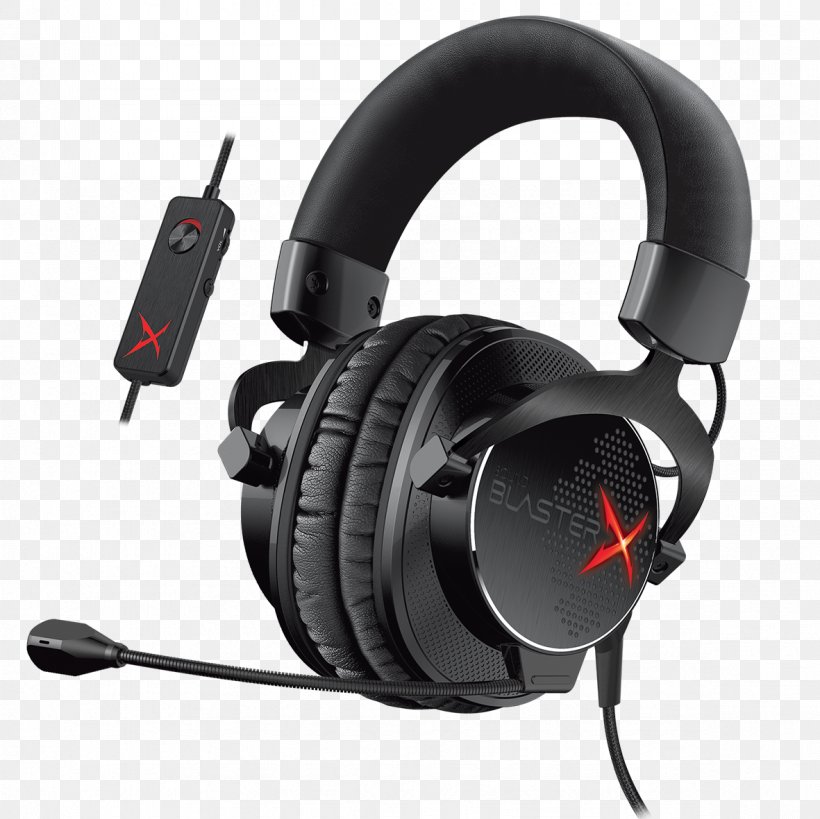 Creative Technology Creative Sound BlasterX H7 Creative Sound BlasterX H7 Gaming 7.1 Headset Für PC, MAC, Android, IOS, PS4, XBOX ONE Creative Labs Headphones Audio, PNG, 1181x1181px, Creative Labs, Audio, Audio Equipment, Creative, Electronic Device Download Free