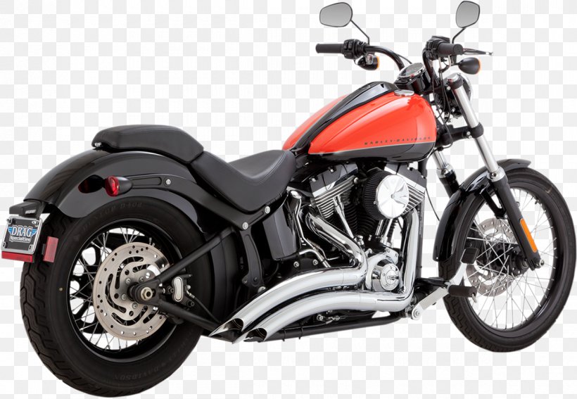 Exhaust System Softail Harley-Davidson Super Glide Motorcycle, PNG, 1200x831px, Exhaust System, Automotive Exhaust, Automotive Exterior, Automotive Tire, Automotive Wheel System Download Free