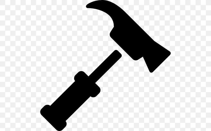 Hammer Tool Clip Art, PNG, 512x512px, Hammer, Adjustable Spanner, Black And White, Carpenter, Cold Weapon Download Free