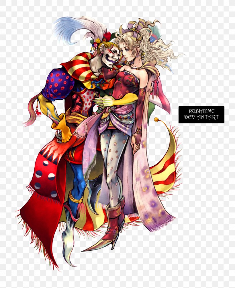 Final Fantasy VII Dissidia Final Fantasy Dissidia 012 Final Fantasy Kefka Palazzo, PNG, 1600x1959px, Watercolor, Cartoon, Flower, Frame, Heart Download Free
