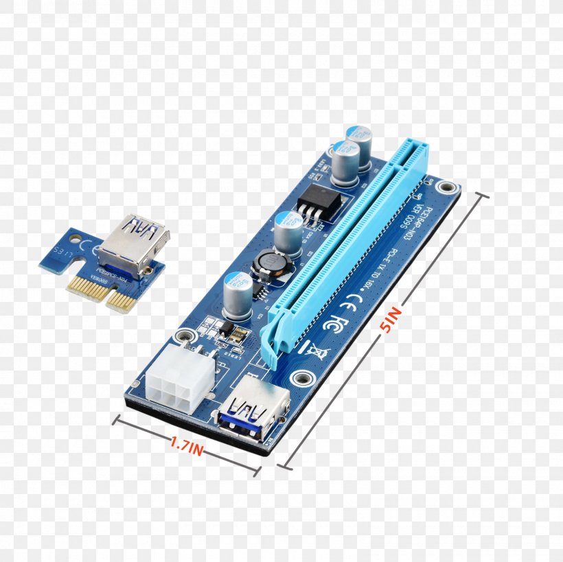 Graphics Cards & Video Adapters Microcontroller Riser Card PCI Express Conventional PCI, PNG, 1600x1600px, Graphics Cards Video Adapters, Adapter, Circuit Component, Controller, Conventional Pci Download Free