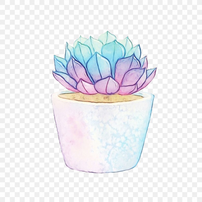 Purple Watercolor Flower, PNG, 1080x1080px, Watercolor, Aquatic Plant, Ceramic, Echeveria, Flower Download Free