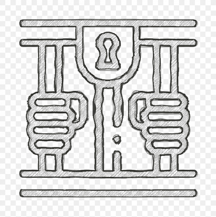 Law And Justice Icon Prison Icon, PNG, 1250x1256px, Law And Justice Icon, Black And White M, Car, Furniture, Line Art Download Free