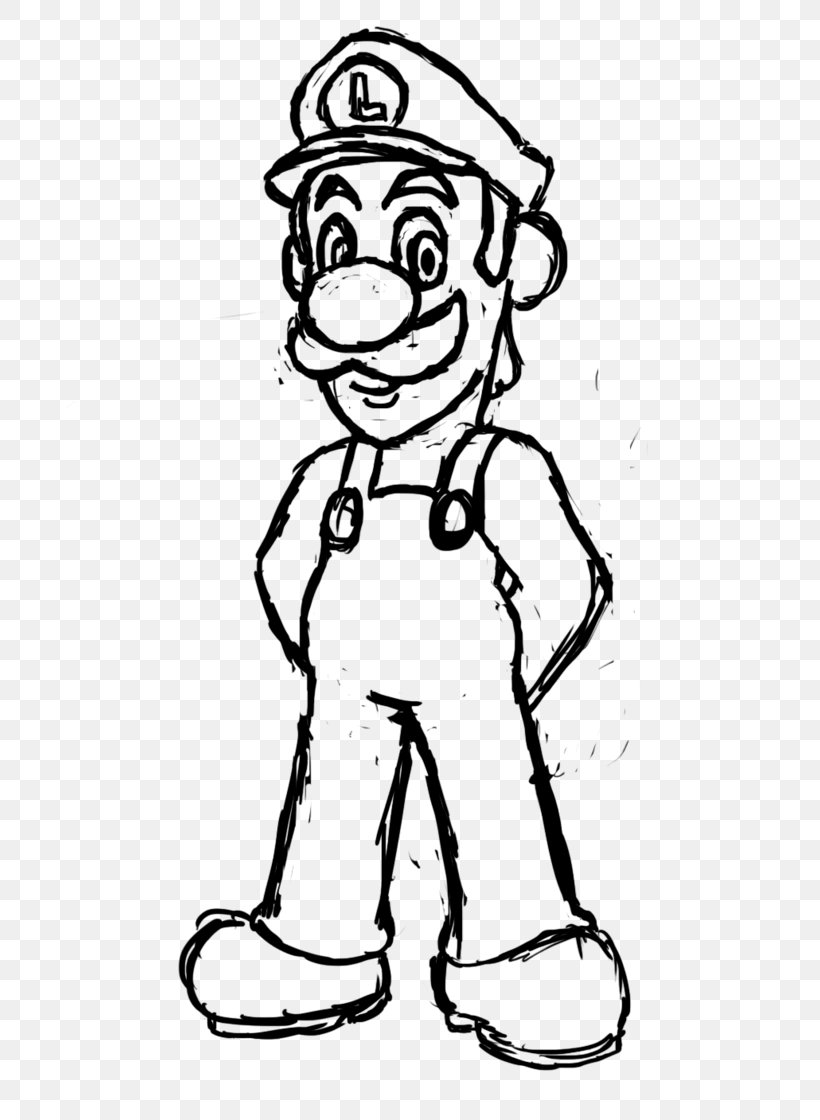 Luigi's Mansion Super Mario Bros., PNG, 714x1120px, Watercolor, Cartoon, Flower, Frame, Heart Download Free
