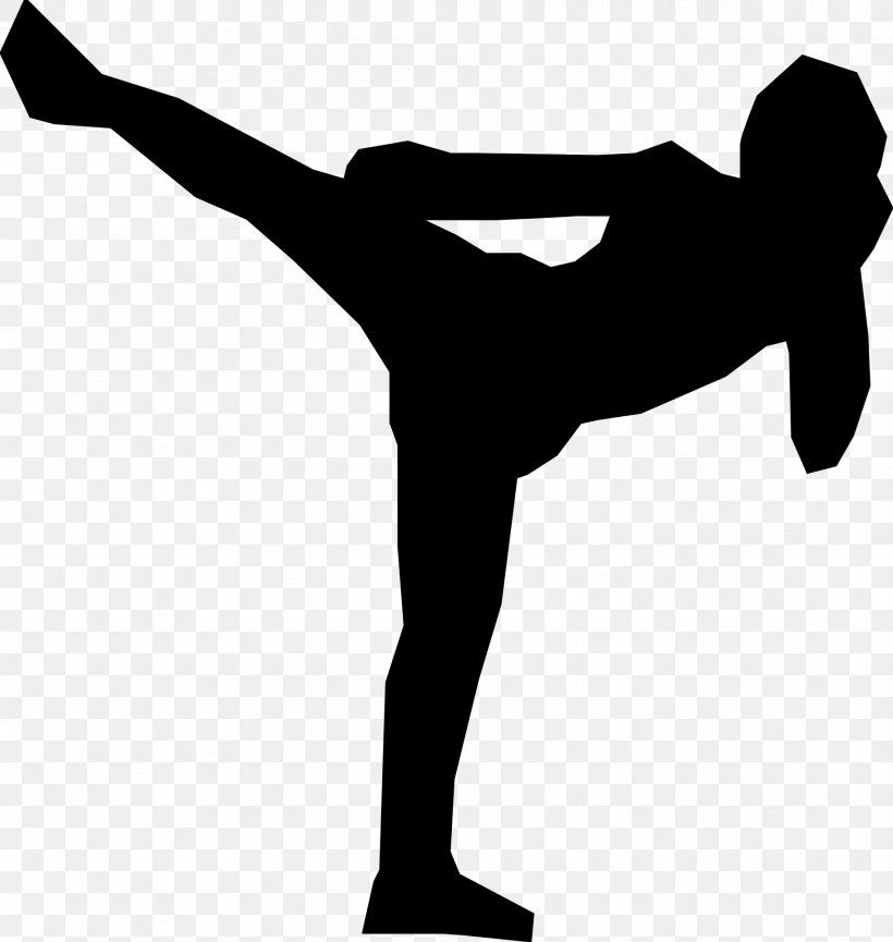 Muay Thai Kickboxing Martial Arts Clip Art, PNG, 1820x1920px, Muay Thai, Arm, Balance, Black And White, Boxing Download Free