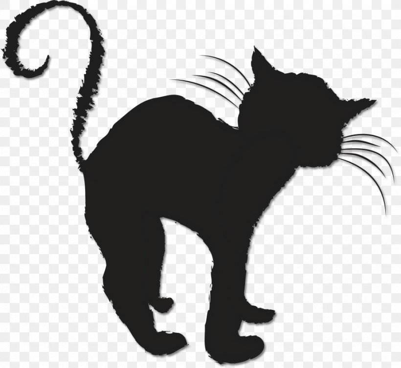 Black Cat Friday The 13th Kitten Whiskers Clip Art, PNG, 923x848px, Black Cat, Black, Black And White, Carnivoran, Cat Download Free