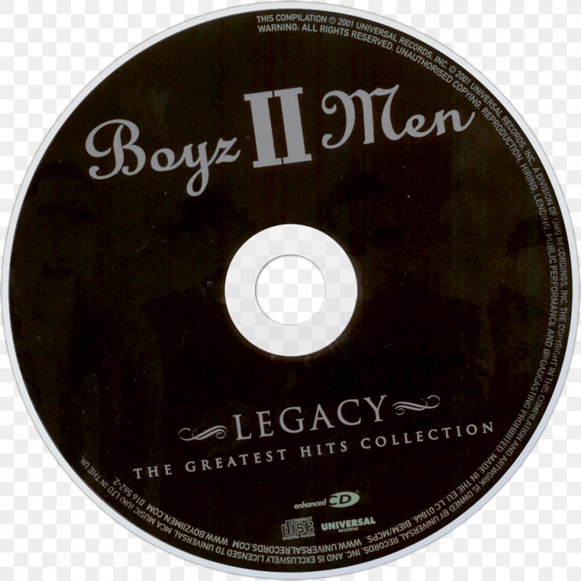 Boyz II Men Legacy: The Greatest Hits Collection Greatest Hits Album Compact Disc, PNG, 1000x1000px, Watercolor, Cartoon, Flower, Frame, Heart Download Free