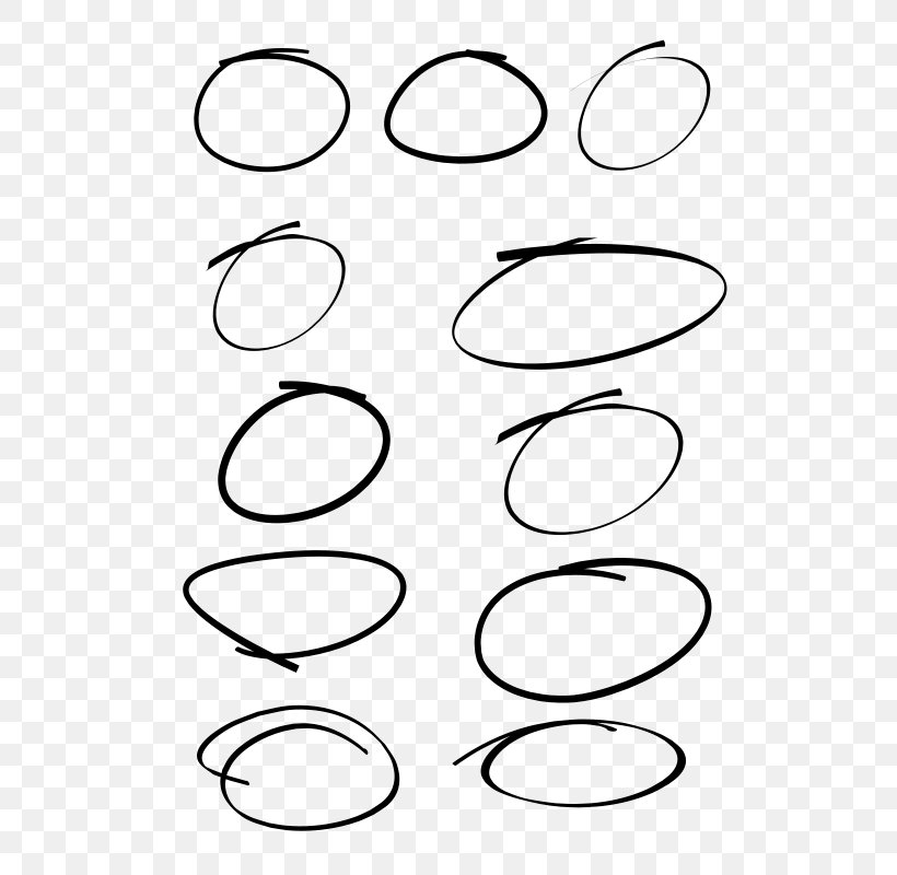 Circle Handwriting Point Clip Art, PNG, 566x800px, Handwriting, Area, Auto Part, Black, Black And White Download Free