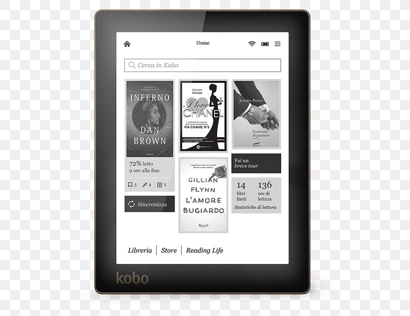 Kobo Glo Kobo Aura HD Kobo Touch Kobo EReader, PNG, 555x632px, Kobo Glo, Amazon Kindle, Black And White, Brand, Communication Download Free